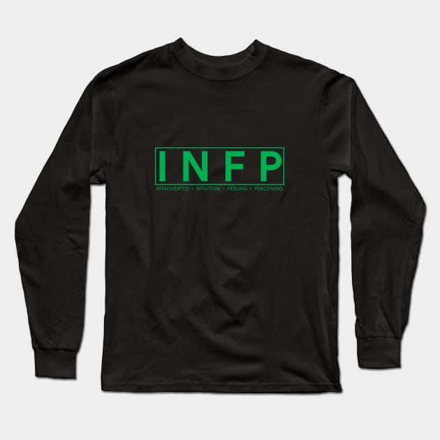 INFP Personality (Modern Style) Long Sleeve T-Shirt by personalitysecret